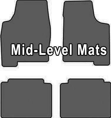 2004-2004 Volkswagen Passat Wagon Mid-level 4 Pc Custom Car Mat Set Mid-Level Cruiser Mat Color: Lt Shale Flooring & Carpeting Cruiser Mats CR133A-MC01-2A5LM:MCGT