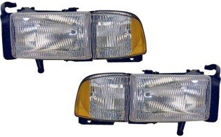 Headlight Assemblies Aftermarket D11E3 + D11E4-a