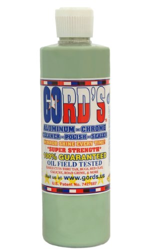 Gord's Aluminum-Chrome-Metal / Cleaner-Polish-Sealer / ALL IN ONE 16 OZ Cleaners General Mills GAP16