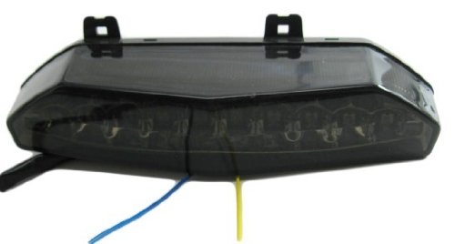 Integrated Taillight Brake Tail Light Kawasaki Zx6R Zx-6R 2007 2008 Tail Light Assemblies alphamoto RMI-TL124-SMOKE