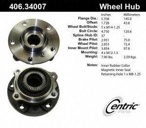 Hub Assemblies Centric 406.34007