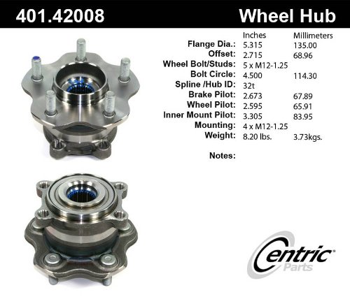 Hub Assemblies Centric 401.42008