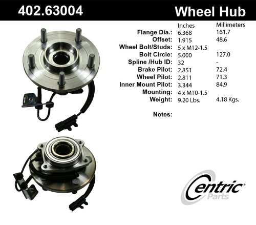 Hub Assemblies Centric 402.63004