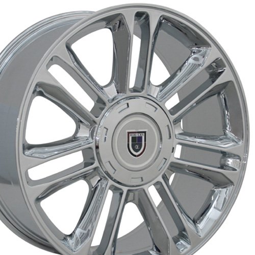 Escalade Style Wheels Fits Cadillac - Chrome 20x9 Set of 4 Replica OE Wheels / Wheel1x 5645848