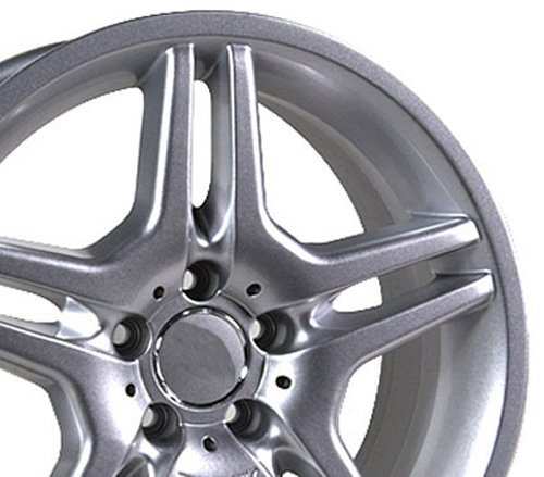 AMG Style Wheel Fits Mercedes Benz - Silver 18x9 Car OE Wheels LLC 4749999