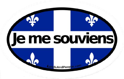 Bumper Stickers, Decals & Magnets LandsAndPeople quebec_0006
