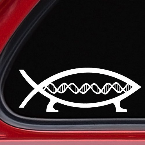 Bumper Stickers, Decals & Magnets DNA Fish DNAF-001