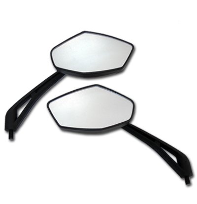 Black Diamond Motorcycle Mirrors for Honda Ace,Spirit Mirrors vipcycle M14046-BD