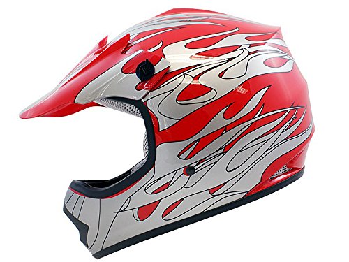 Helmets TMS &HY-601 Red Flame