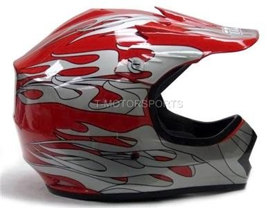 Helmets TMS &HY-601 Red Flame