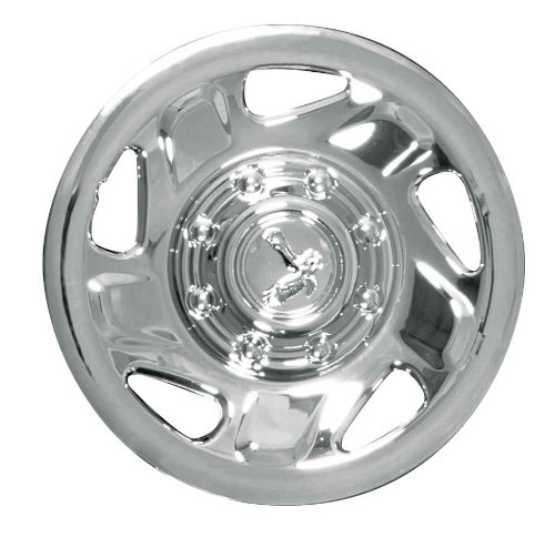 CCI IWC134-16C 16 Inch Clip On Chrome Finish Hubcaps - Pack of 4 Hubcaps CCI IWC134-16C