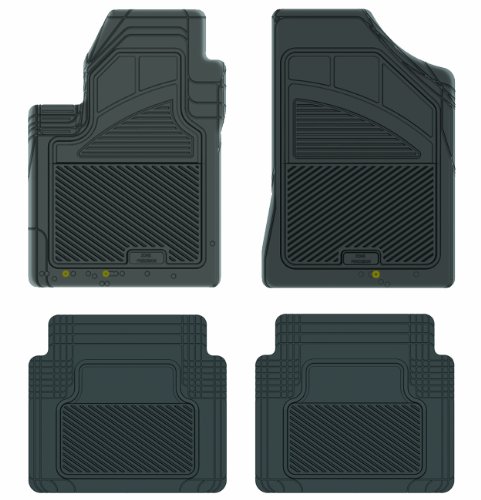 Koolatron Pants Saver Custom Fit 4 Piece All Weather Car Mat for Select Hyundai Elantra Models (Black) Custom Fit Koolatron 17403