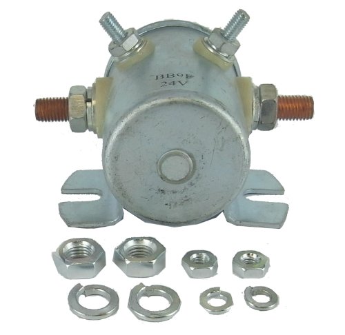 Solenoid for Golf Cart & Heavy Duty Industrial Applications 24 Volt Continuous Duty Solenoids Crank-n-Charge 15-141