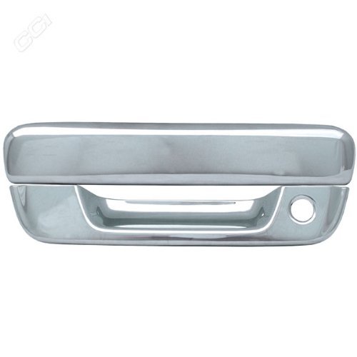 04 05 06 07 08 09 10 Chevrolet GMC Canyon Colorado Chrome Tailgate Handle Cover CCITGH65206 Rear Accent Trim Kit - Pack of 2 Chrome Trim & Accessories Coast to Coast International CCITGH65206
