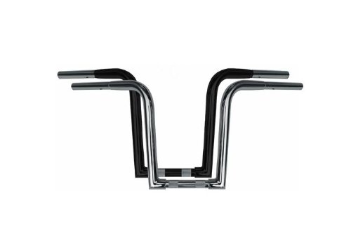 Wild 1 1 1/4in. Chubby Outlaw Z Handlebar - 12in. Springer Ape - Chrome , Color: Chrome, Handle Bar Size: 1 1/4in. WO622 Handlebars Wild 1 WO622