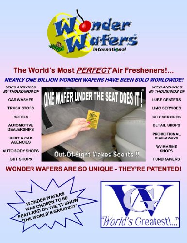 Wonder Wafers 10 CT Individually Wrapped Air Fresheners Wild Cherry Air Fresheners Wonder Wafers 3010