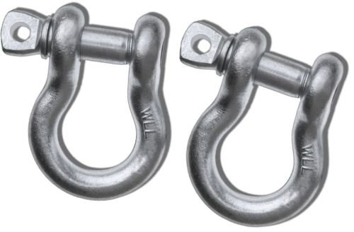 1 INCH MEGA D-RING SHACKLES - GALVANIZED (PAIR) Ratcheting BILLET4X4 SHI201