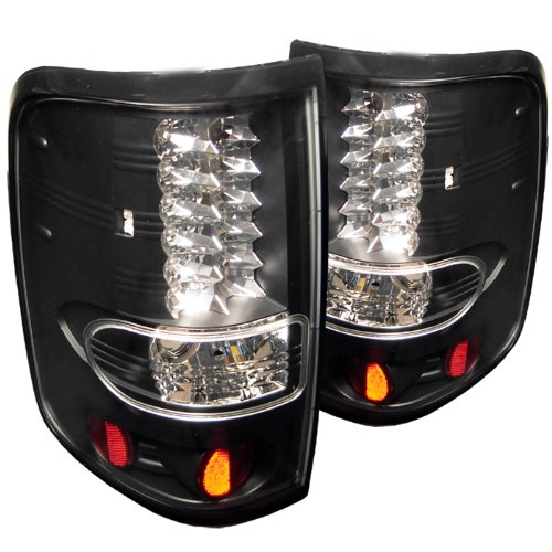 Tail Light Assemblies Spyder Auto ALT-YD-FF15004-LED-BK