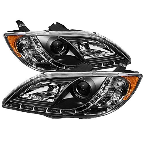 Headlight Assemblies Spyder Auto PRO-YD-M304-DRL-BK