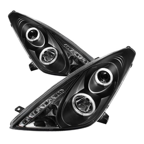Headlight Assemblies Spyder Auto PRO-YD-TCEL00-LED-CCFL-BK