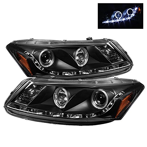 Headlight Assemblies Spyder Auto PRO-YD-HA08-4D-HL-BK