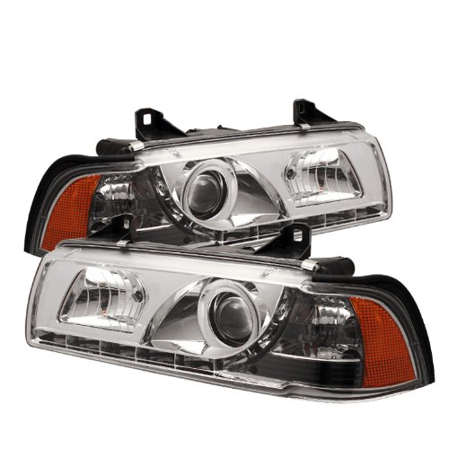 Headlight Assemblies Spyder Auto PRO-YD-BMWE36-4D-DRL-C