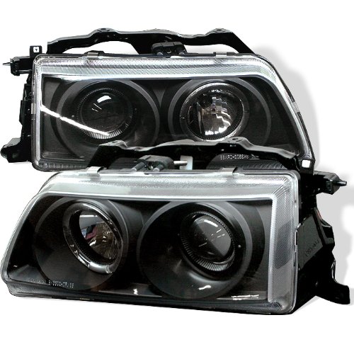 Headlight Assemblies Spyder Auto PRO-YD-HC90-HL-BK