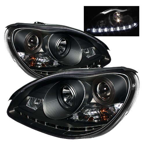 Headlight Assemblies Spyder Auto PRO-YD-MBW220-DRL-BK