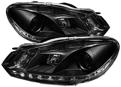 Headlight Assemblies Spyder Auto PRO-YD-VG10-DRL-BK