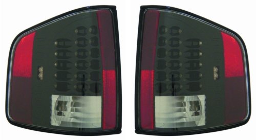 Chevy/GMC/Isuzu Replacement Tail Light Unit (LED Black) - 1-Pair Tail Lights AutoLightsBulbs 1107504