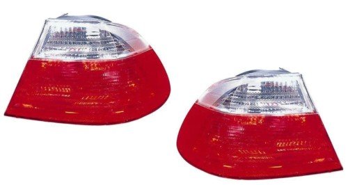BMW 3 Series Replacement Tail Light Unit (Outer, White) - 1-Pair Tail Lights AutoLightsBulbs 1110072