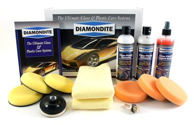 Diamondite Professional Clear Plastic Kit for Headlight Lenses Cleaning Kits Diamondite DIA-100012