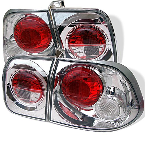 Spyder Honda Civic 96-98 4Dr Altezza Tail Lights - Chrome Tail Light Assemblies Spyder Auto ALT-YD-HC96-4D-C