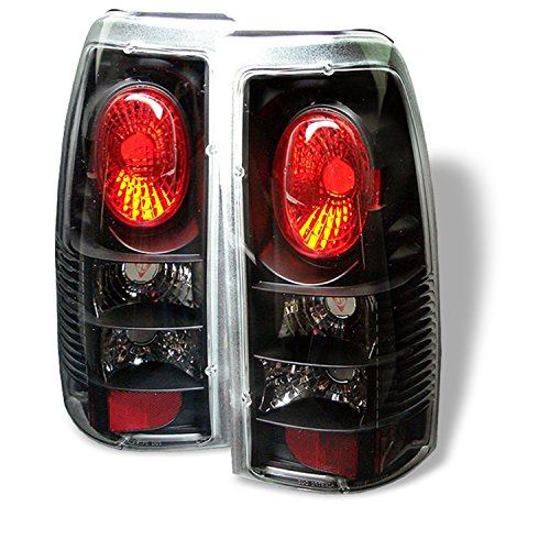 Spyder Chevy Silverado 1500/2500 99-02 (Not Fit Stepside) / GMC Sierra 1500/2500/3500 99-03 Altezza Tail Lights - Black Tail Light Assemblies Spyder Auto ALT-YD-CS99-BK