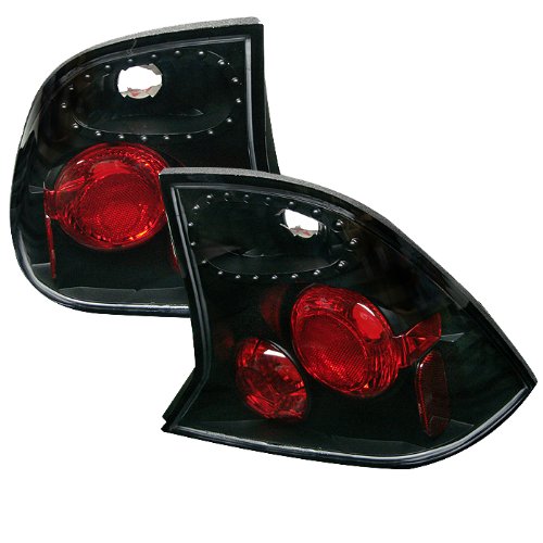 Spyder Auto Ford Focus Black Altezza Tail Light Tail Light Assemblies Spyder Auto ALT-YD-FF00-4D-BK