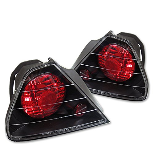 Spyder Honda Accord 98-00 2Dr Altezza Tail Lights - Black Tail Light Assemblies Spyder Auto ALT-YD-HA98-2D-BK