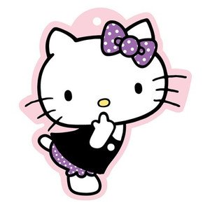 Hello Kitty Paper Fragrance - Air Freshner (White Musk) Air Fresheners