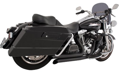 2007-2011 Dresser Declaration Turn-Outs Black Exhaust System - Frontiercycle (Free U.S. Shipping) Complete Systems Frontier Cycle hd00051