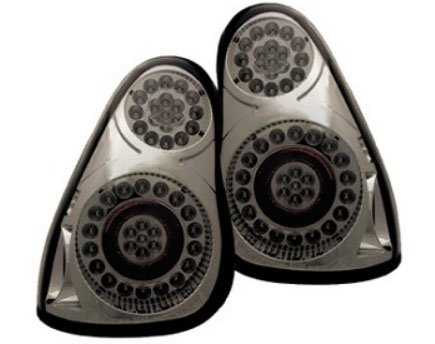 Chevrolet Monte Carlo 2006 2007 Tail Lamps, LED Platinum Smoke Running/Brake/Turn: All LED's light up.-1 pair Exterior Accessories IPCW I 0347