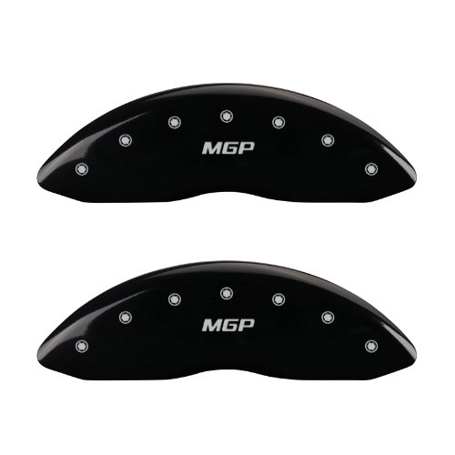 Calipers With Pads MGP Caliper Covers 12001SMGPBK