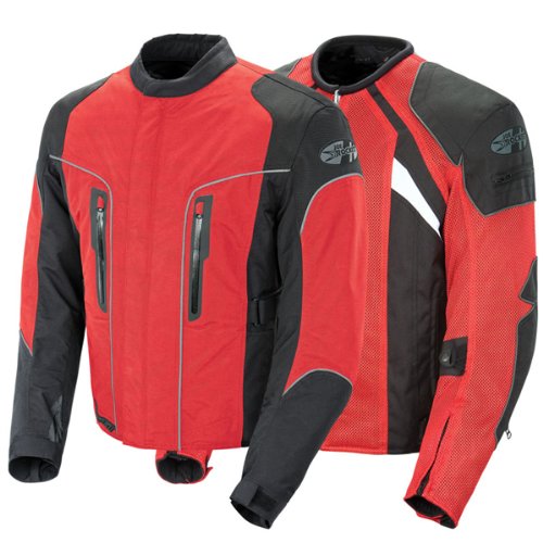 Joe Rockey Textiles Alter Ego 3.0 Jacket Black/Red Medium 1051-6103 Jackets & Vests Joe Rocket 1051-6103