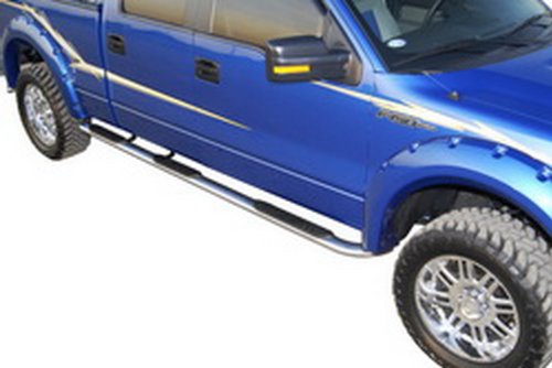 Westin 24-54510 Platinum Series 4 in. Oval Wheel-To-Wheel Step Bar Body Westin 24-54510