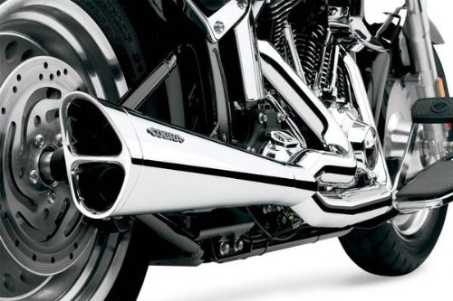 Cobra Tri-Pro 2 Into 1 Exhaust System - Chrome , Color: Chrome 6480 Exhaust & Emissions Cobra 6480