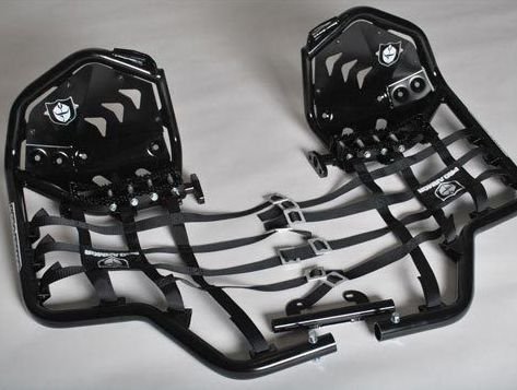 Pro Armor Yamaha YFZ450R Revolution Nerf Bars with Heel Guard Nets. Black Powder Coated. 99031BL Nerf Bars Pro Armor 99031BL