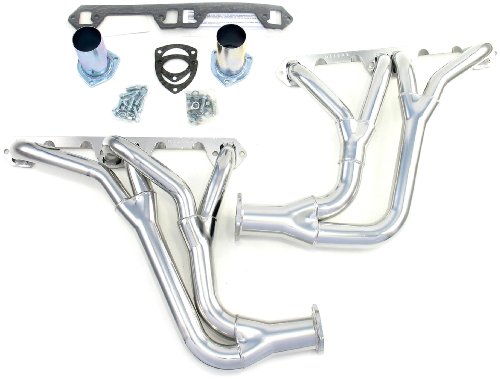 Doug's Headers D1104Y-SPR 1-5/8 Tri-Y Exhaust Header with Single Smog Pump Fitting for AMC Jeep V8 72-81 Headers Doug's Headers D1104YSPR