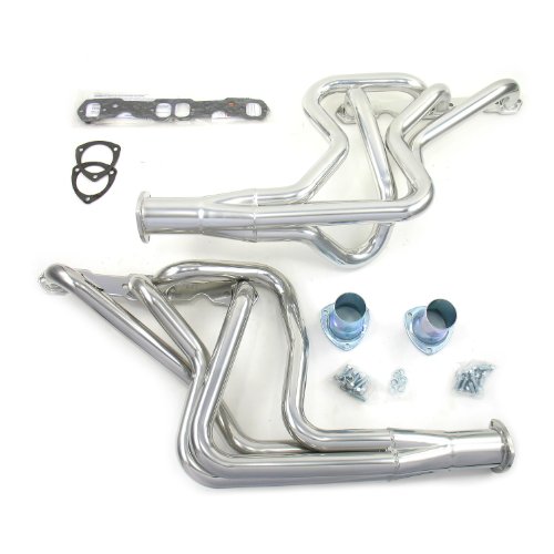Doug's Headers D369 1-3/4 4-Tube Full Length Metallic Ceramic Coated Exhaust Header for Small Block Chevrolet 67-69 Headers Doug's Headers D369