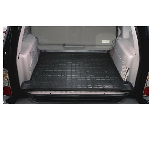Famous Brand Cargo Liner Cadillac Escalade ESV/Chevrolet Suburban/GMC Yukon Denali XL & Yukon XL/Behind 2nd seat/2007 2008 2009 2010 2011 2012 /Black Custom Fit WeatherTech 4B310