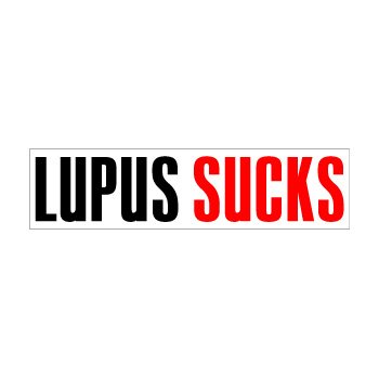 Lupus Sucks - Window Bumper Sticker Bumper Stickers Stickers S5418