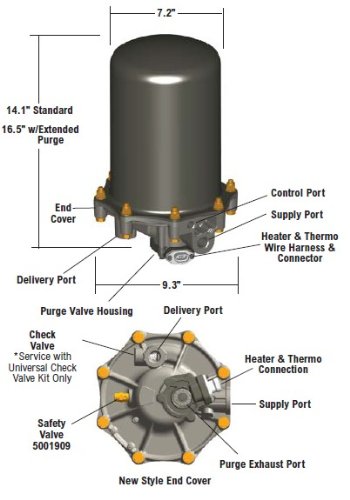 Air Dryers, Blowers & Blades Bendix 109689X