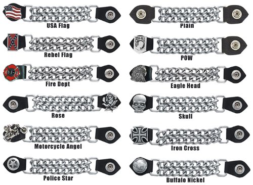 Leather Motorcycle Vest Extenders Plain Categories AC1050